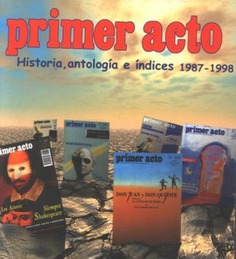 Historia y antología  índice 87/98 - primer acto